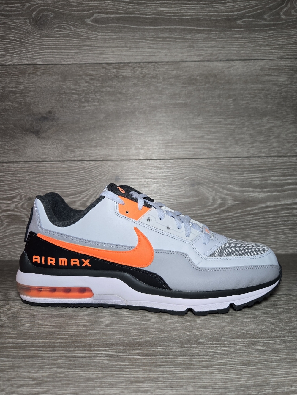 Men's Nike Air Max LTD 3 Shoes Football Grey / Orange IB4468-085 Size 13 NEW